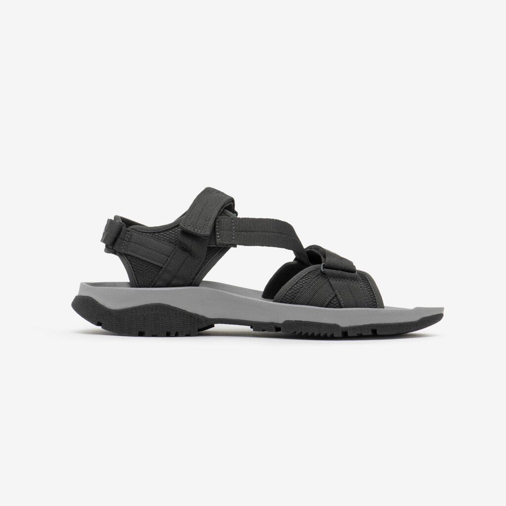 Sandale de randonnée homme, NH500 gris foncé