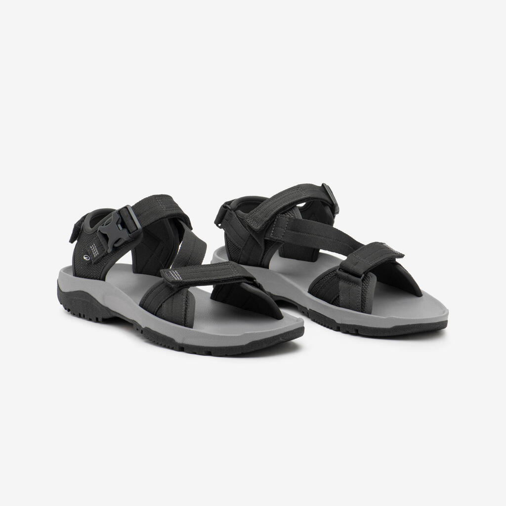 Sandale de randonnée homme, NH500 gris foncé
