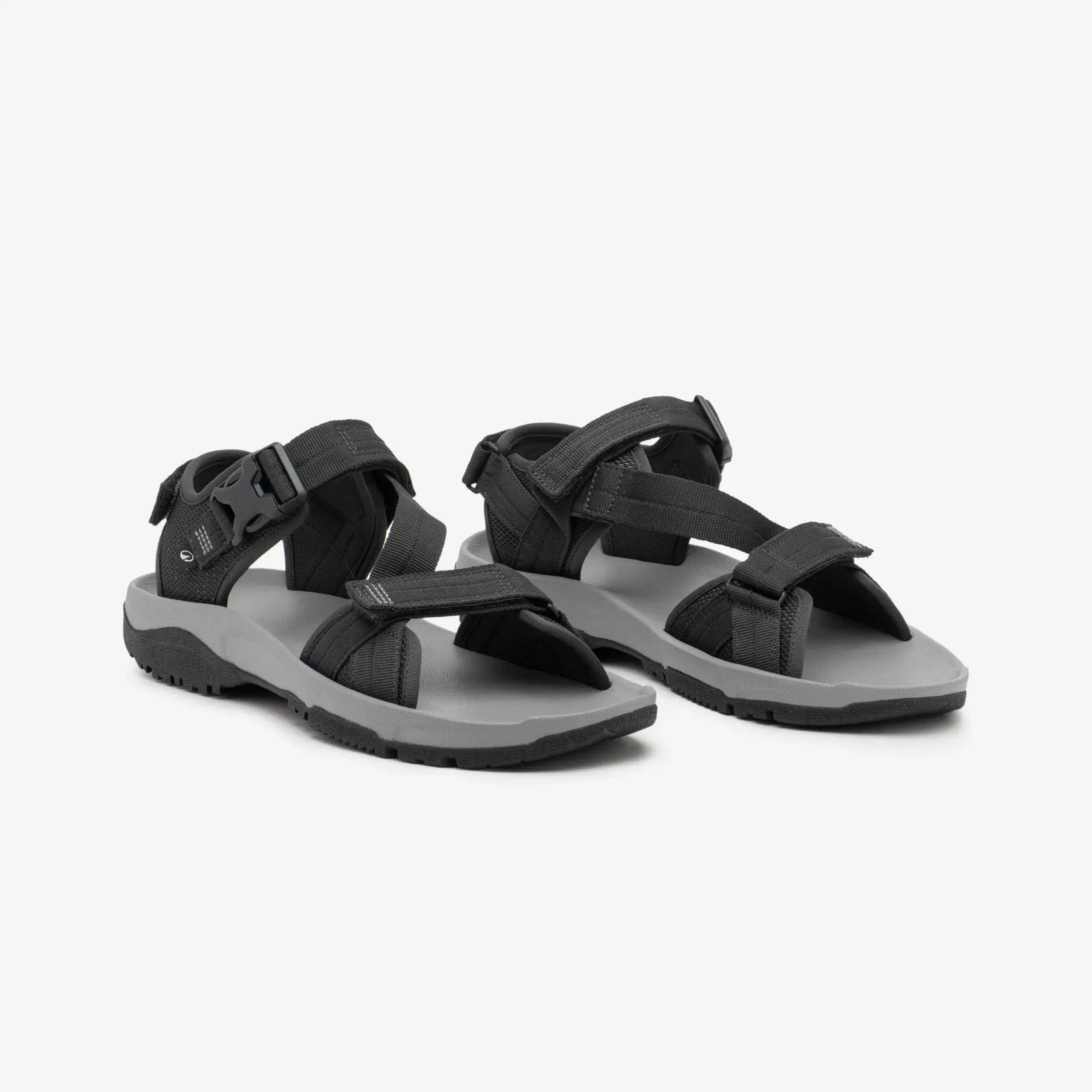 Men’s hiking sandals, NH500 - Grey -  2