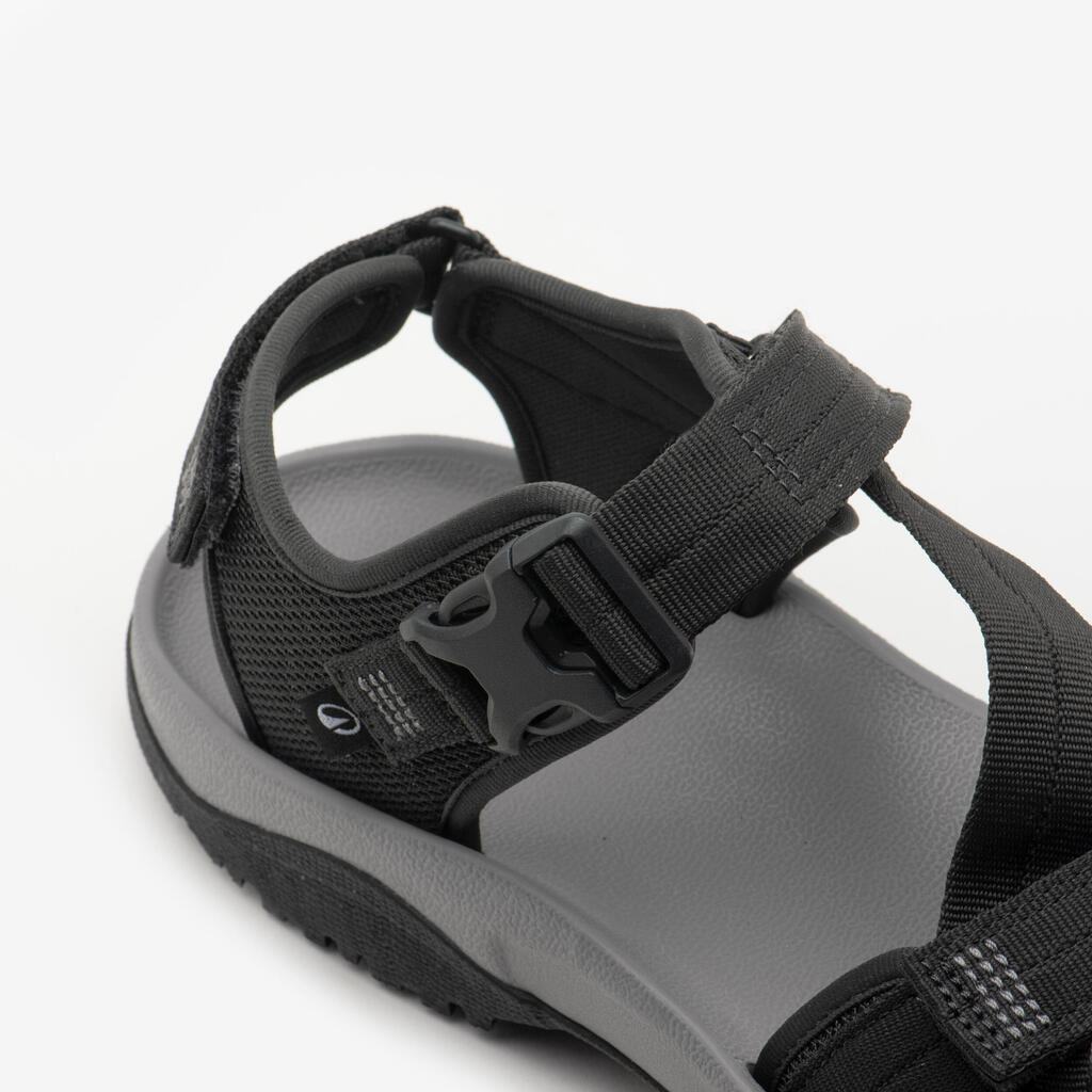 Sandale de randonnée homme, NH500 gris foncé