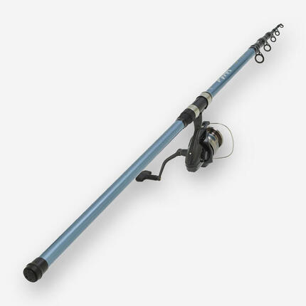 Ensemble de pêche en surfcasting canne et moulinet symbios light-500 390 80-150g