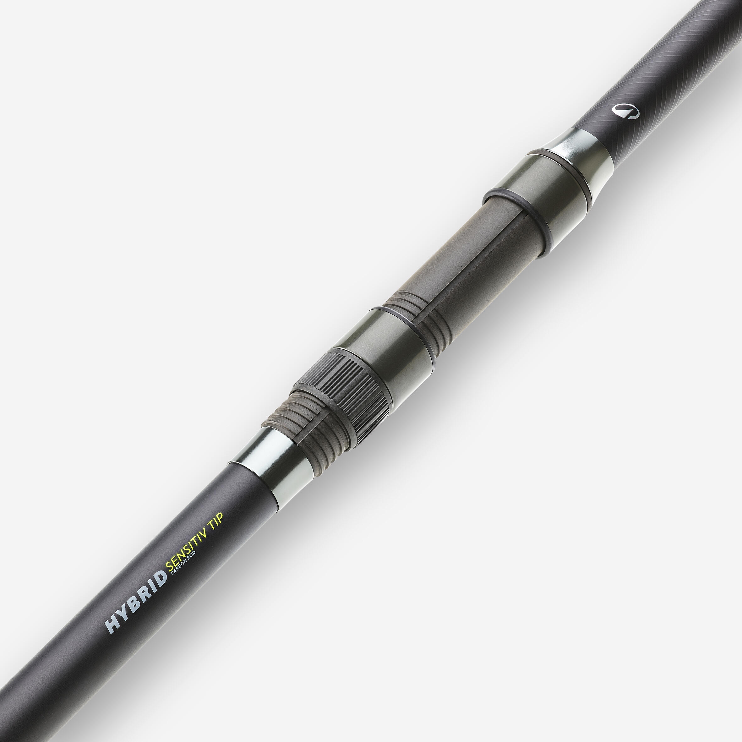 FISSION - Single Fishing Rod Aluminium Sand Spike Surf Beach with Lumi Glow in the Dark Rod Cup and Rest - 100cm [25-3594