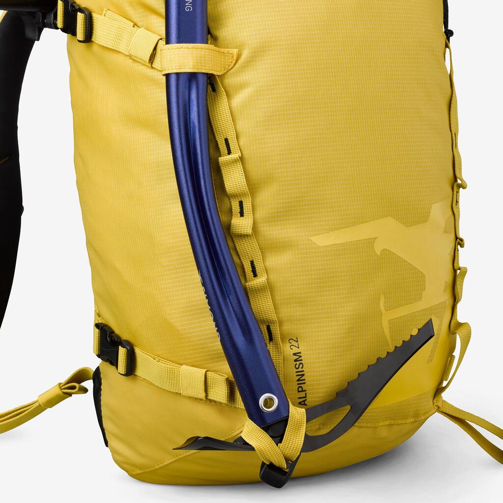 Žuti ranac za planinarenje ALPINISM 22 l