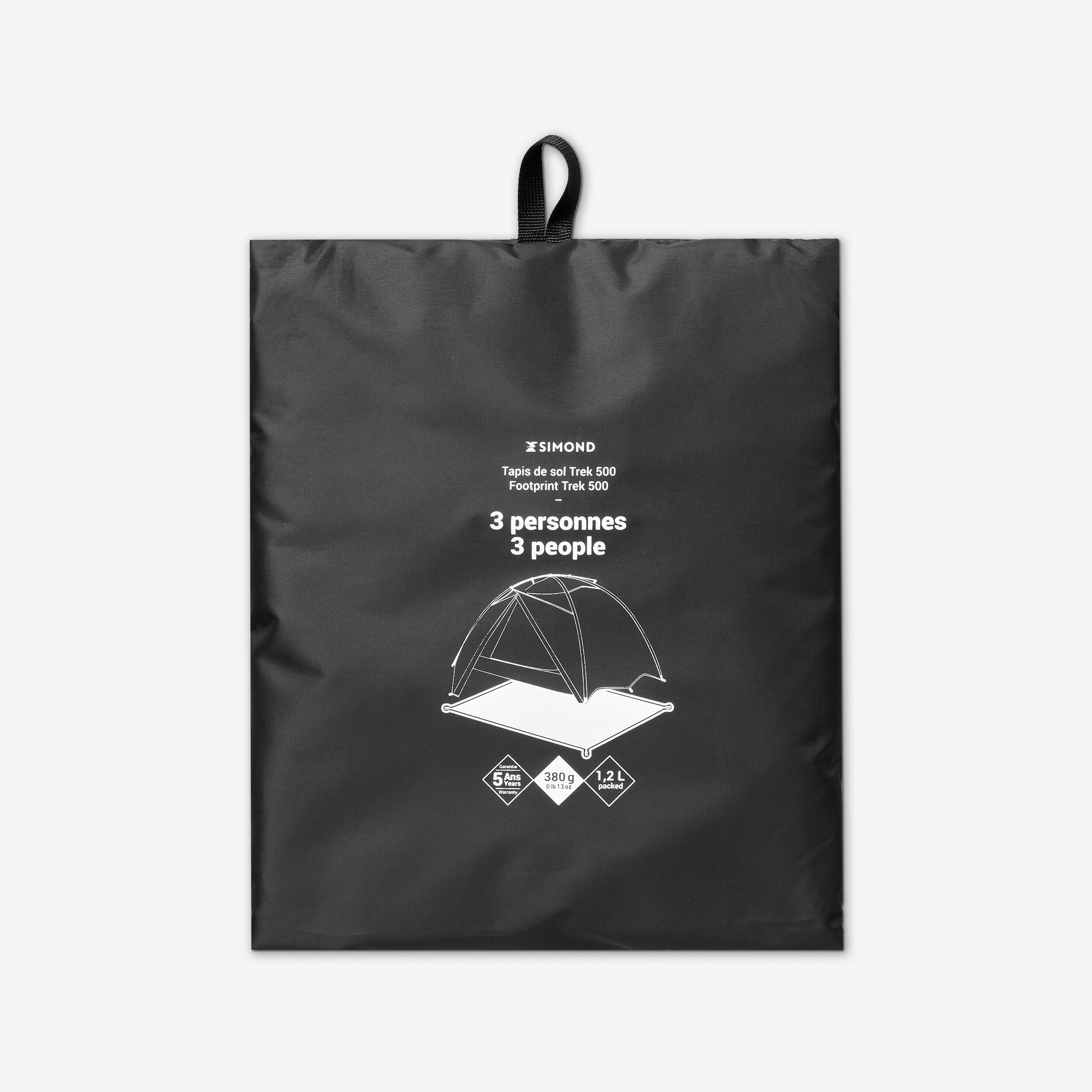 Protective Groundsheet MT500 3-Person Tent - Grey