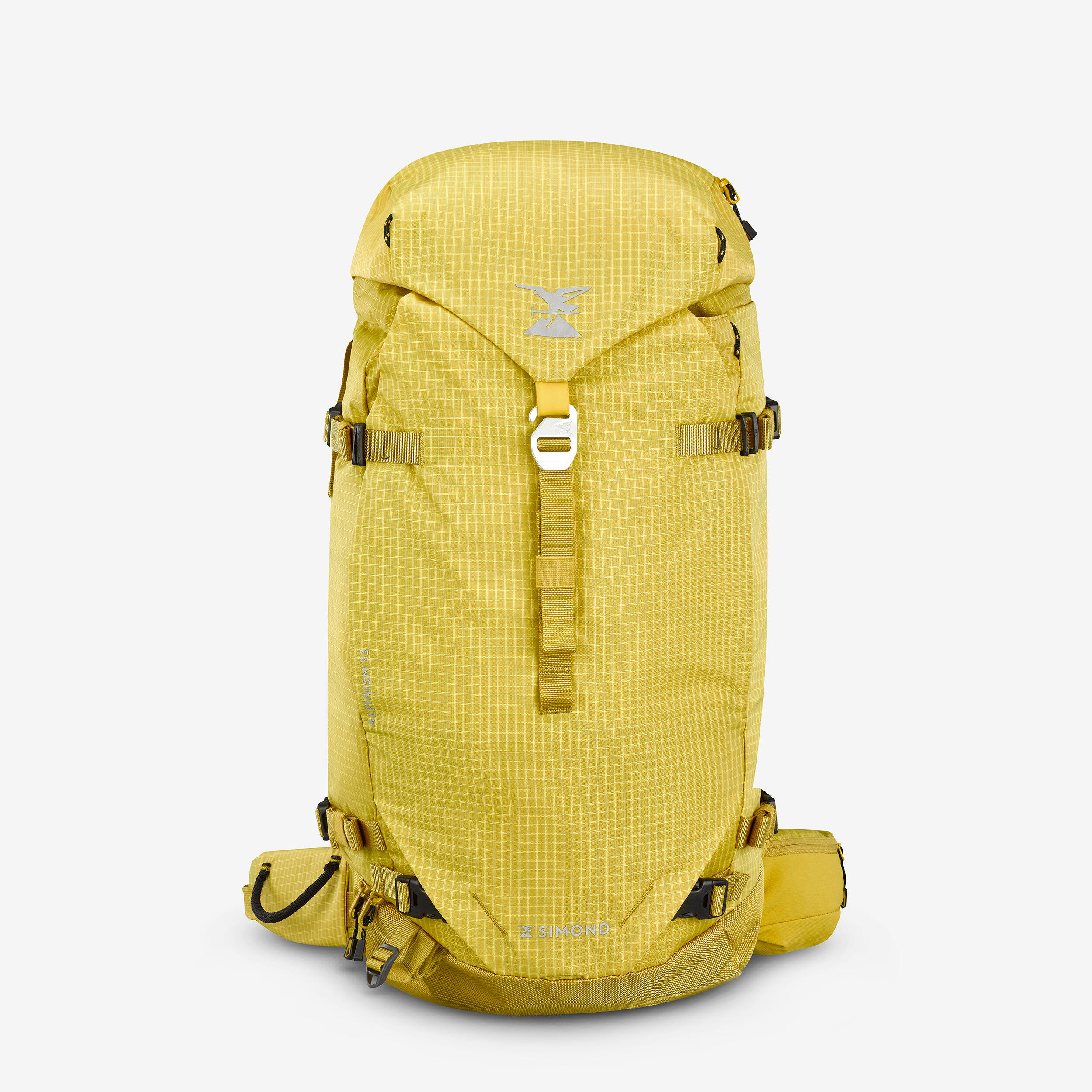 Versatile and modular mountaineering backpack - Alpinism 33 yellow