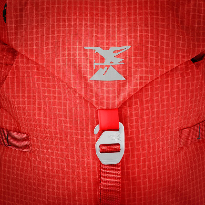 Sac à dos d'alpinisme polyvalent et modulable, Alpinism 33 rouge