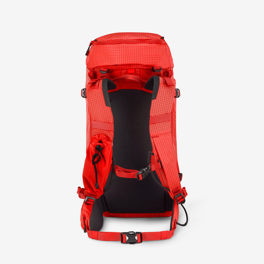 Crveni višenamenski i modularni ranac za planinarenje ALPINISM 33