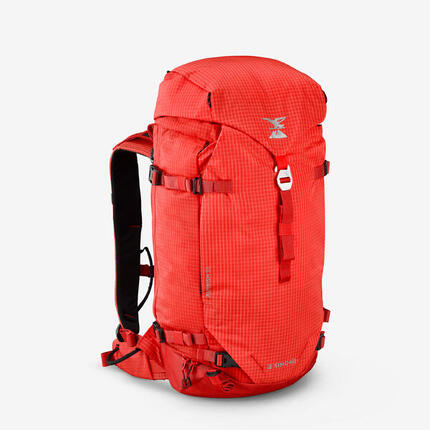 Rucksack Bergsteigen vielseitig modulierbar - Alpinism 33 rot