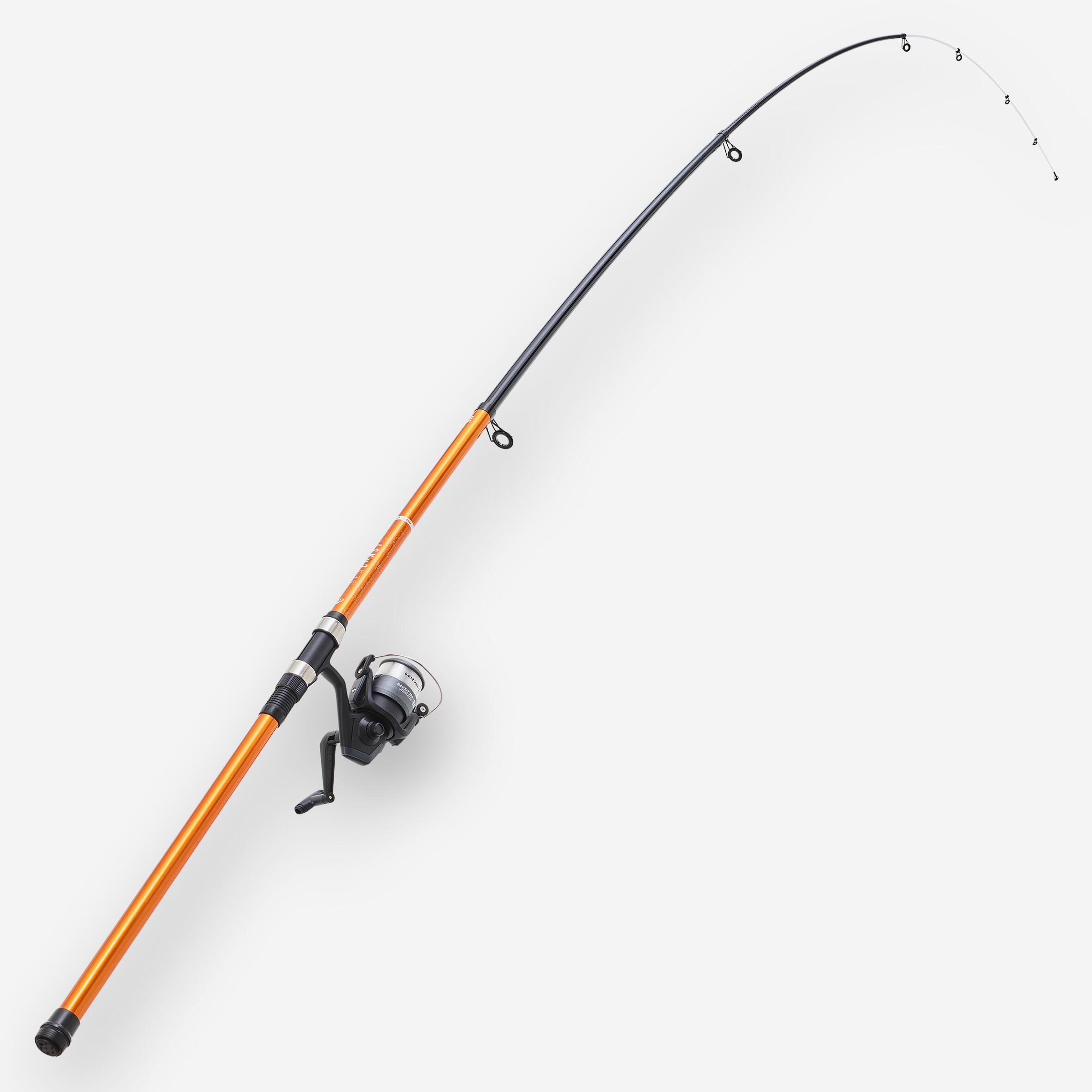 Set met telescopische hengel voor statisch vissen aan zee Seacoast Light 100 300 3/8