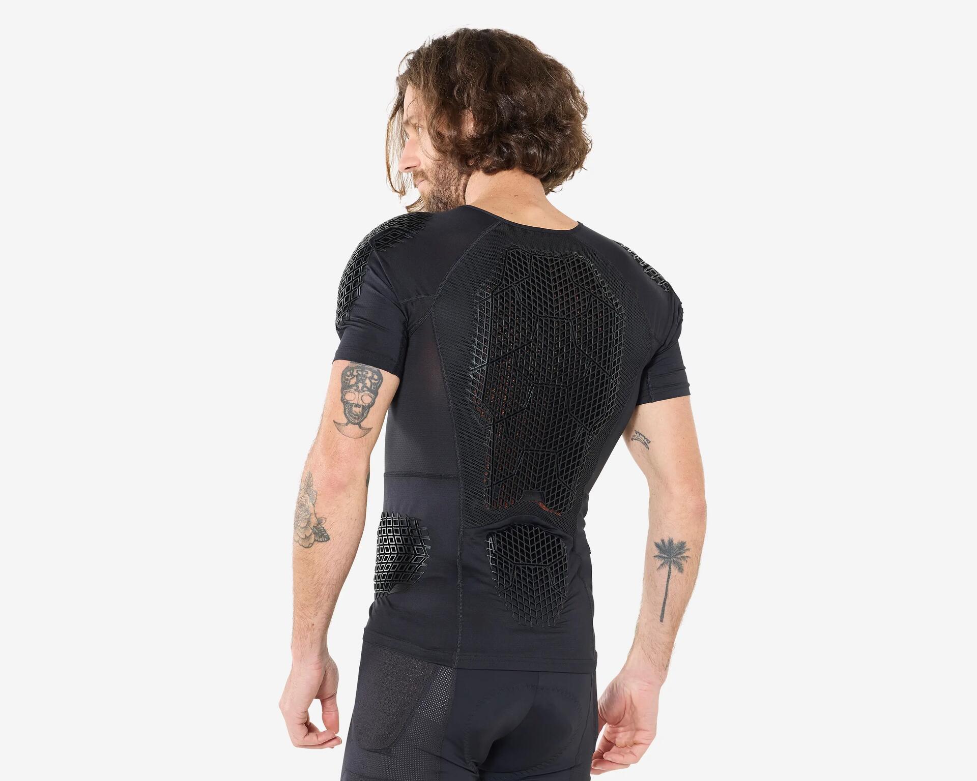 MOUNTAINBIKE SKI &amp; SNOWBOARD ZWEITE HAUT SKIN RÜCKENPROTEKTOR HERREN - GHOST REACTIVE