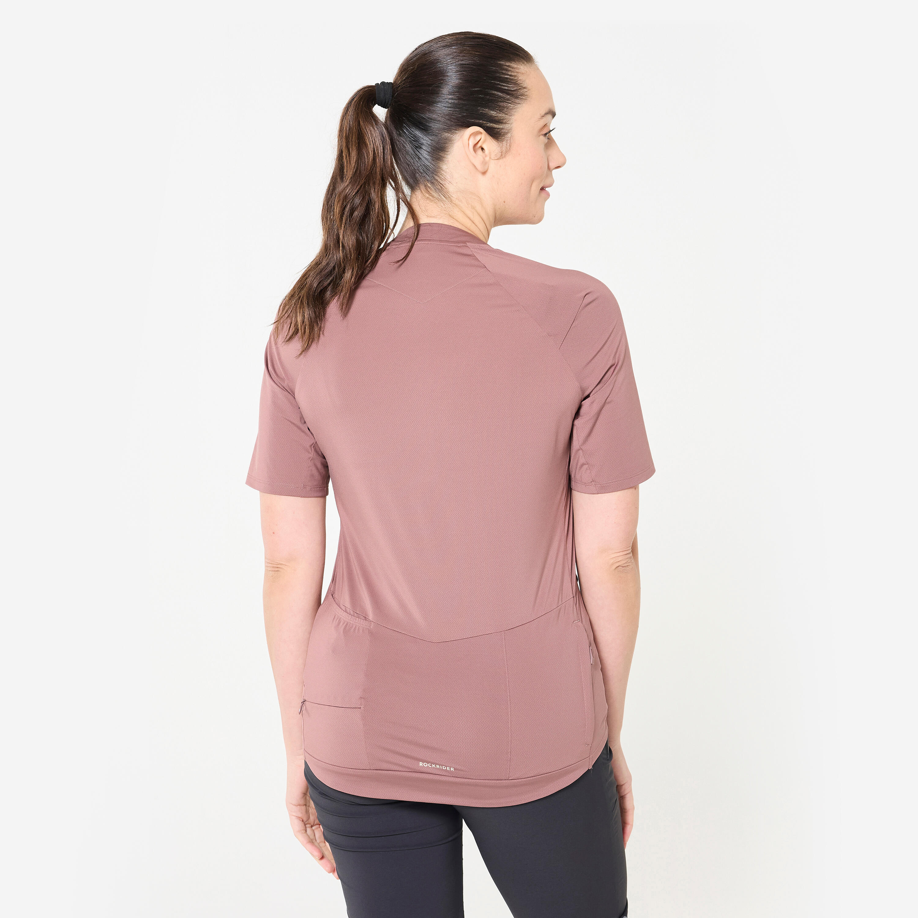 Women's Short-Sleeved Mountain Bike Jersey - ROCKRIDER
