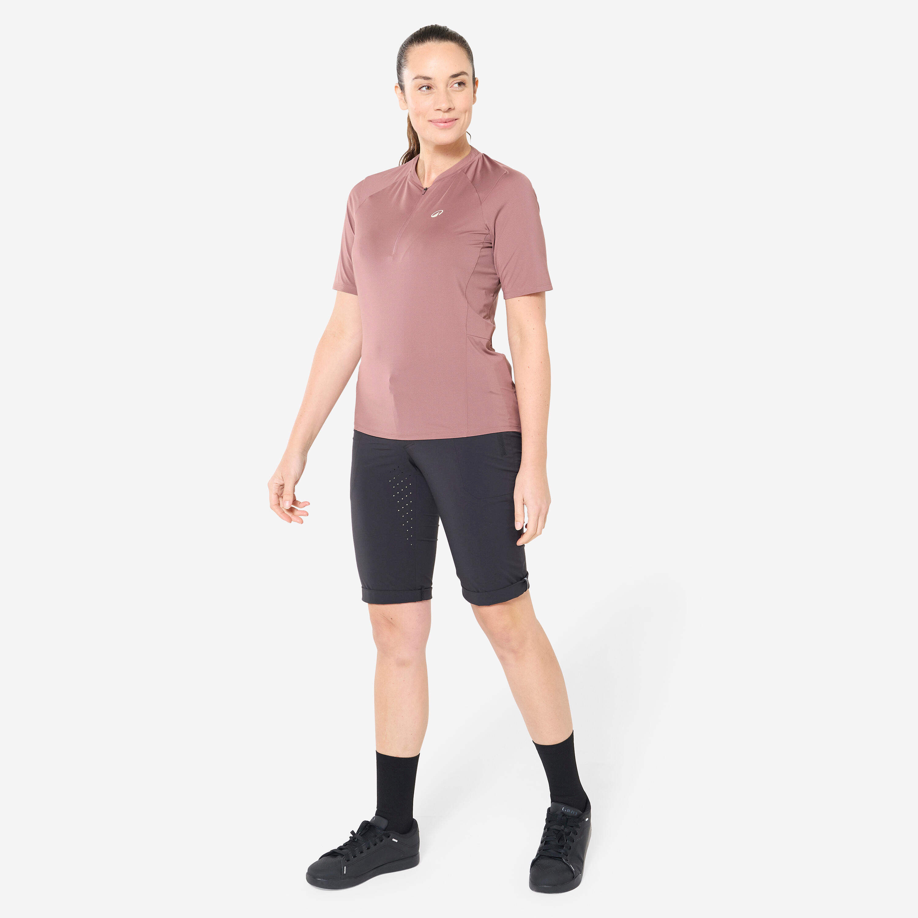 Women's Short-Sleeved Mountain Bike Jersey - ROCKRIDER