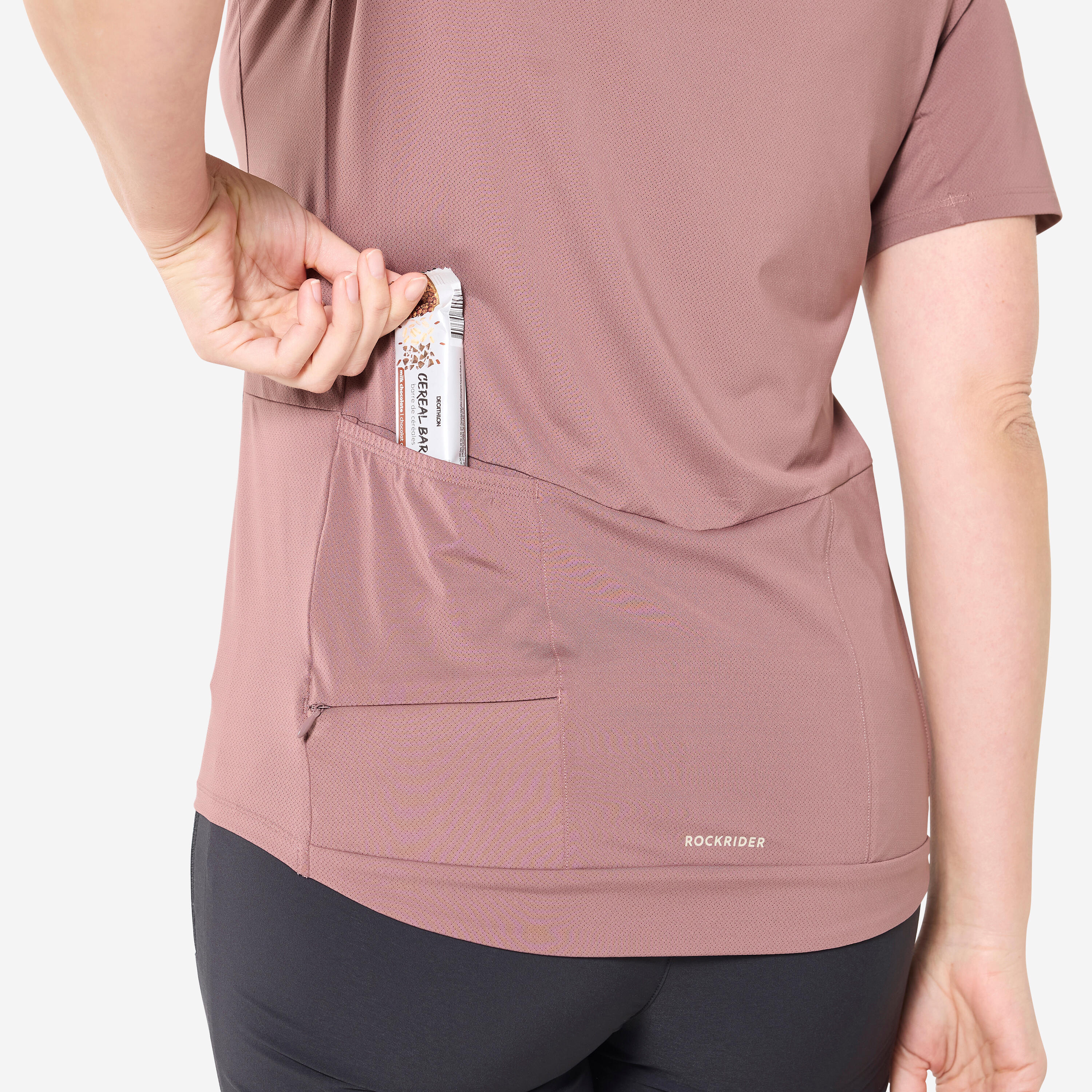 Women's Short-Sleeved Mountain Bike Jersey - ROCKRIDER