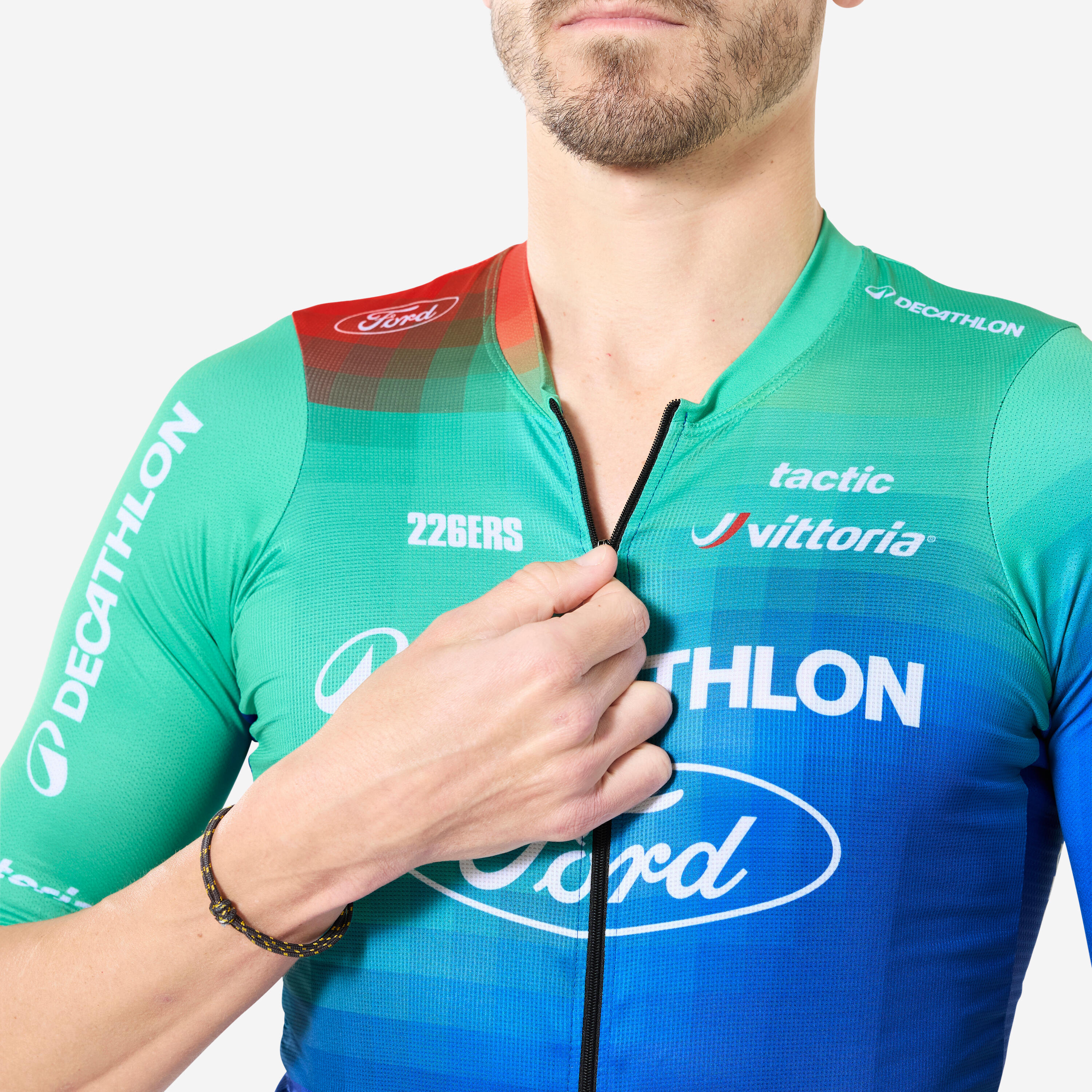 Cyklistický dres Decathlon Ford Racing team replica  4/9