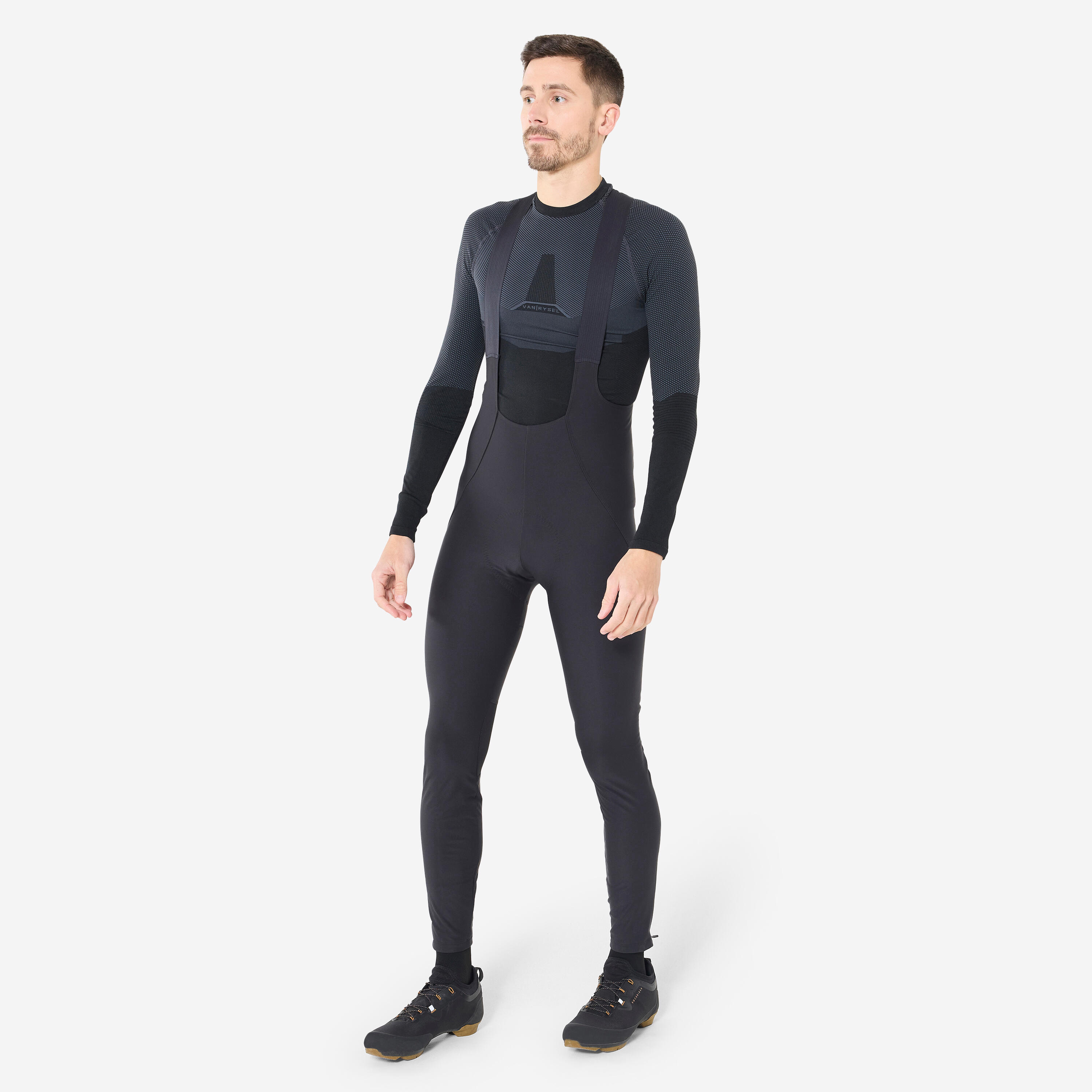XC Mountain Bike Long Tights - Black 1/10