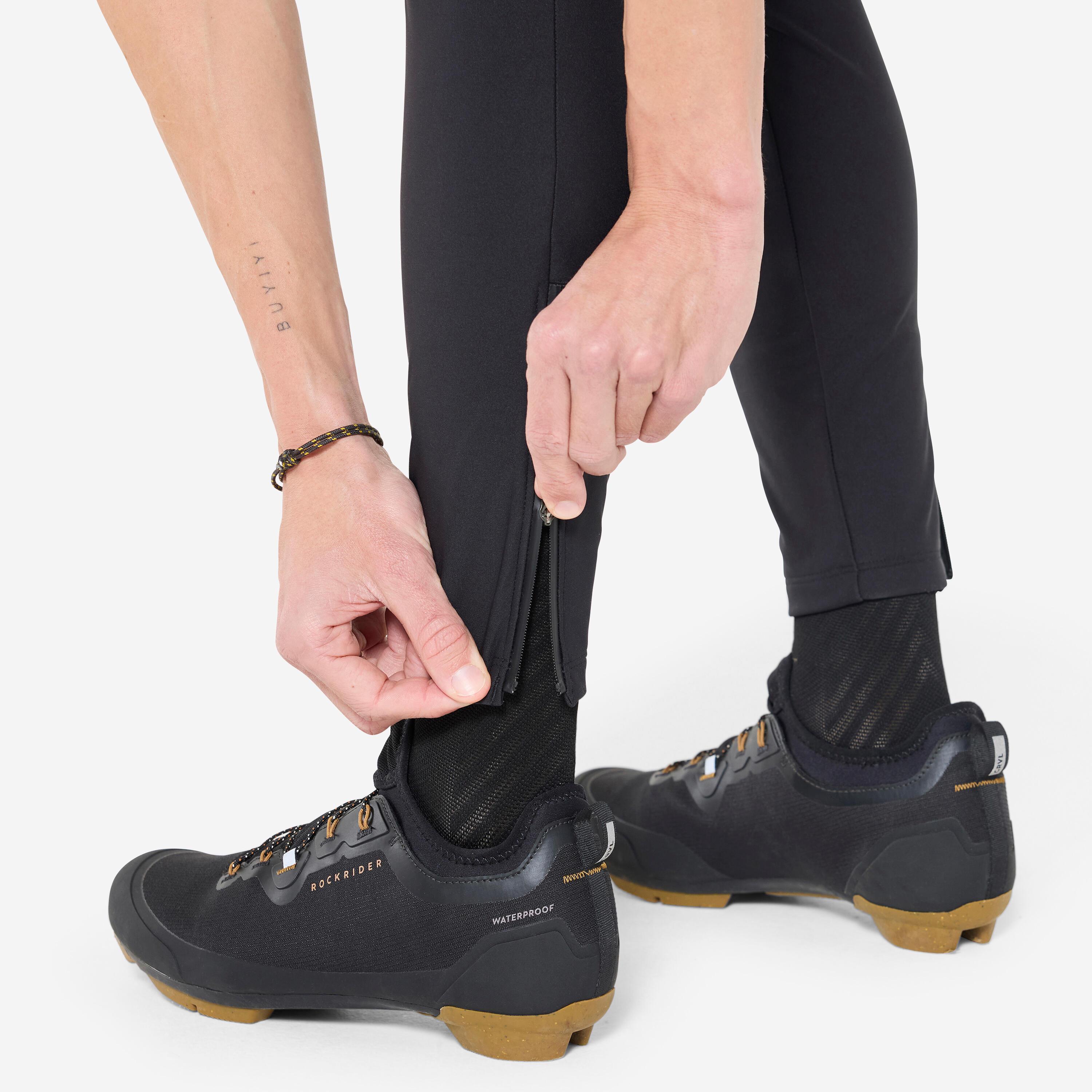 XC Mountain Bike Long Tights - Black 4/10