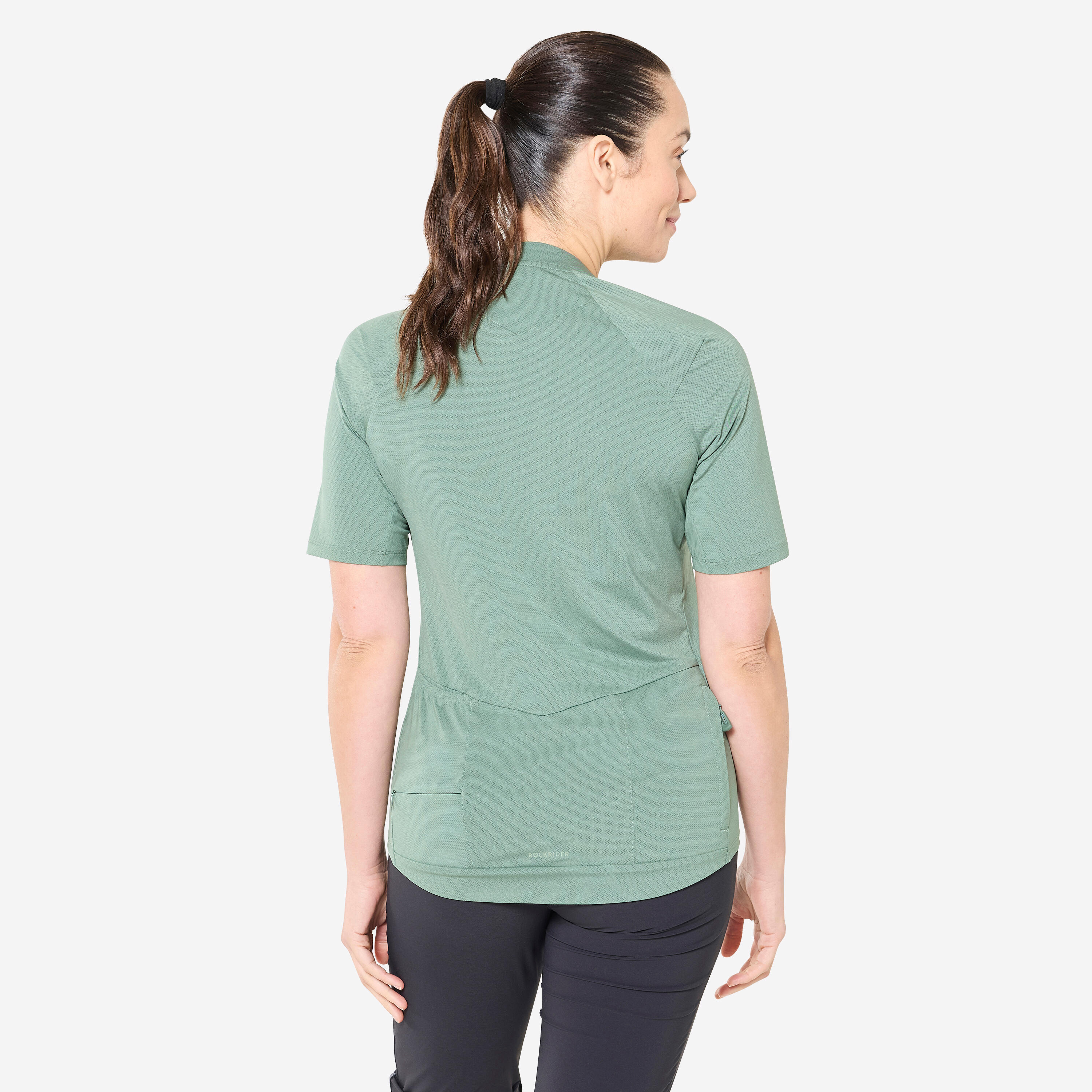 Women's Short-Sleeved Mountain Bike Jersey - ROCKRIDER