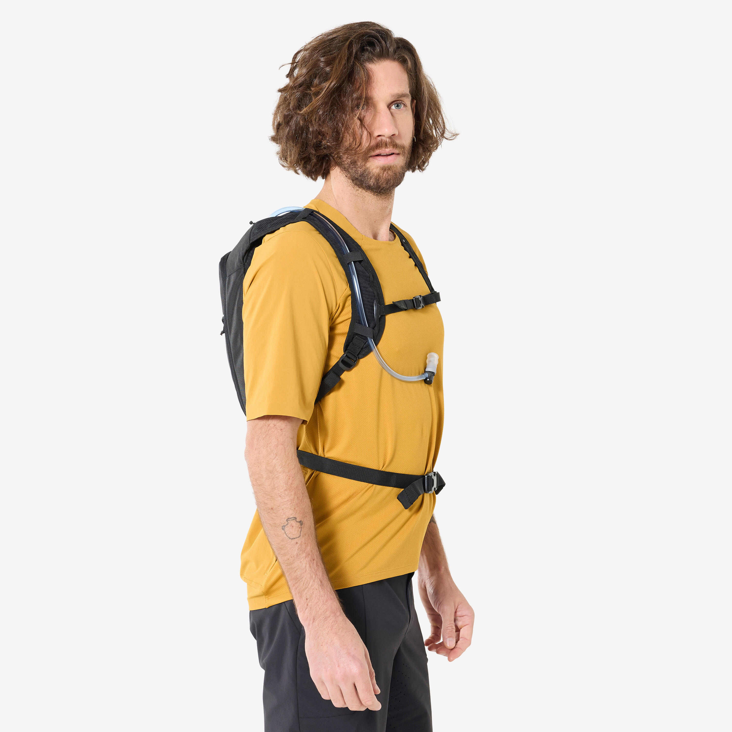 Mochila Hidratación Ciclismo MTB Negro 4 l/1 l 10/12