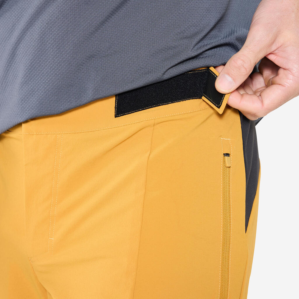 Radhose kurz atmungsaktiv Unisex gelb 