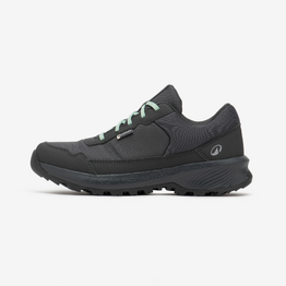 Chaussure de randonnée basse imperméable femme, NH100 gris