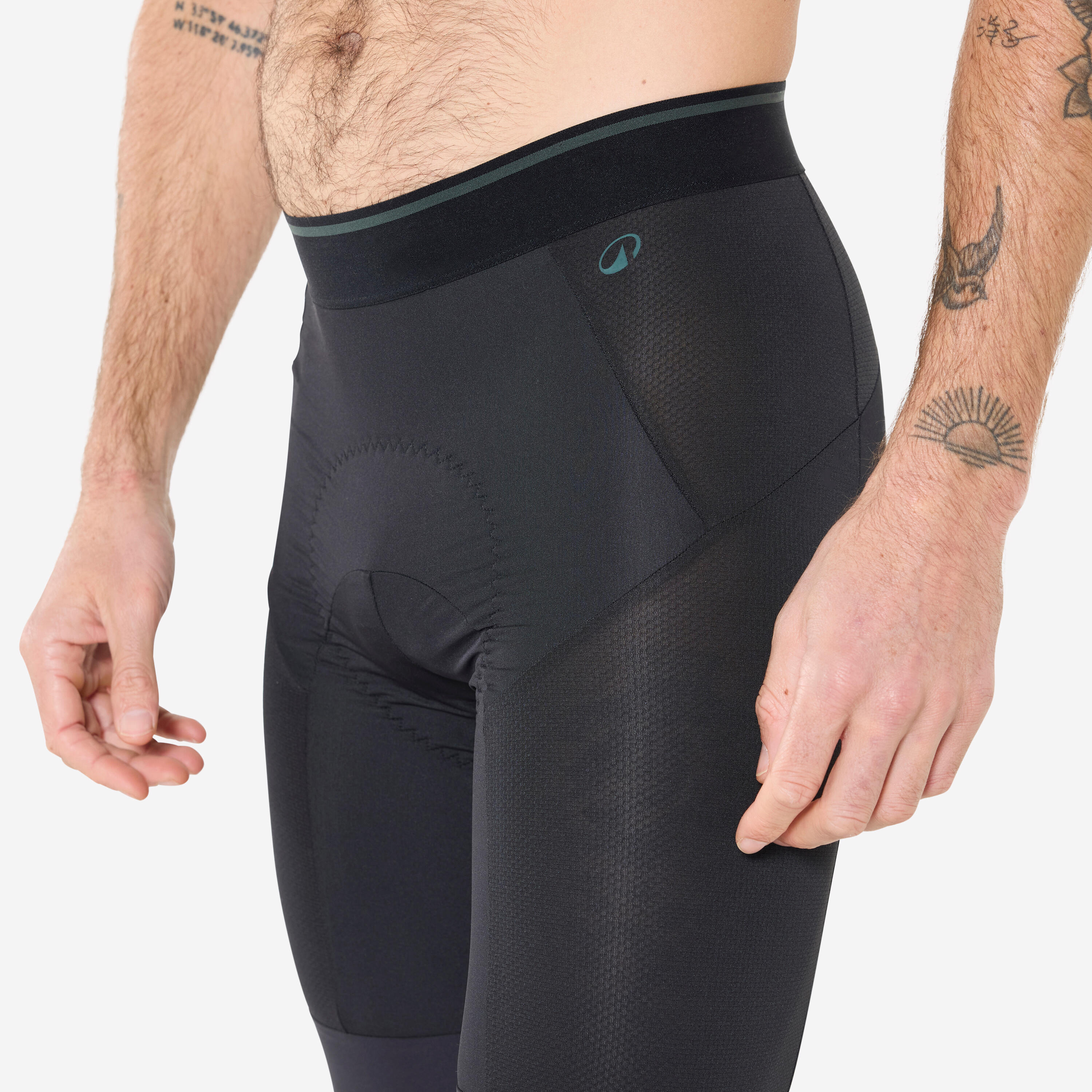 Men's 500 Mountain Biking Undershorts - Black - ROCKRIDER