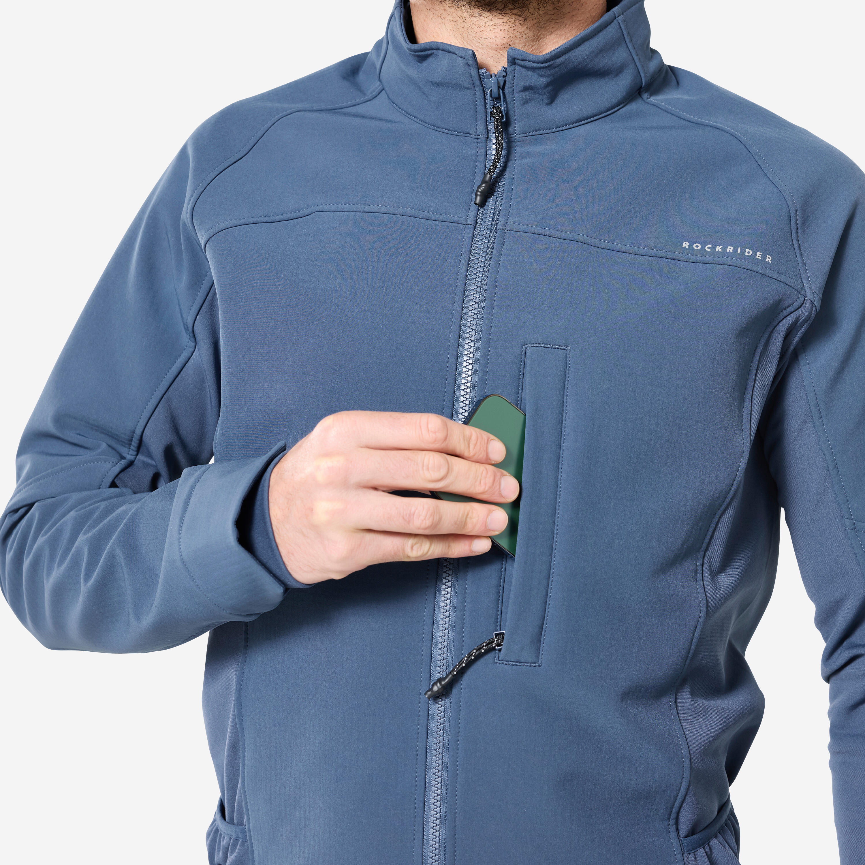 Softshell Jacke Mtb Jacken Winter Men's Winter MTB Jacket Blue