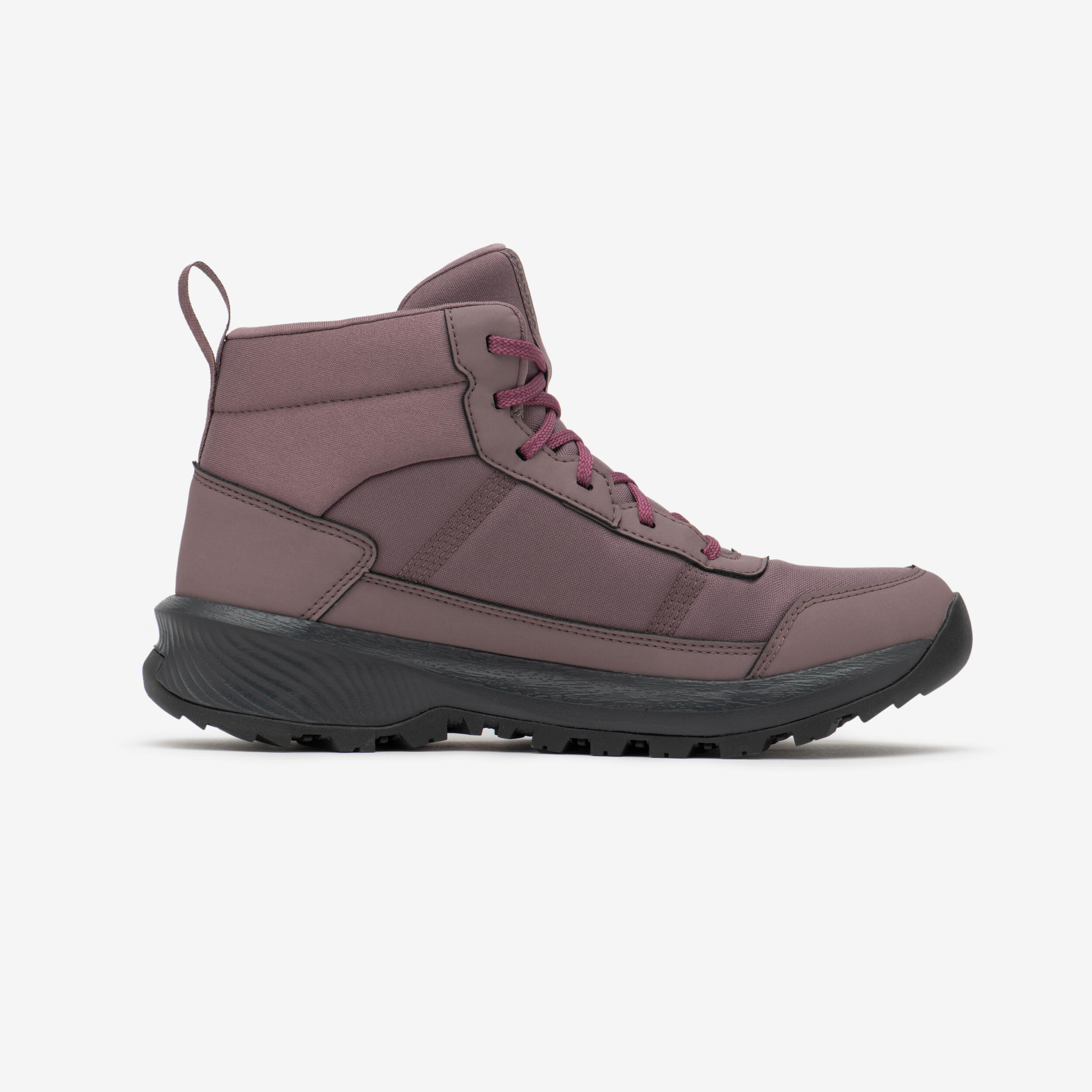 Women’s Waterproof Mid Hiking Boots, NH100 Mid WP - Purple 5/8