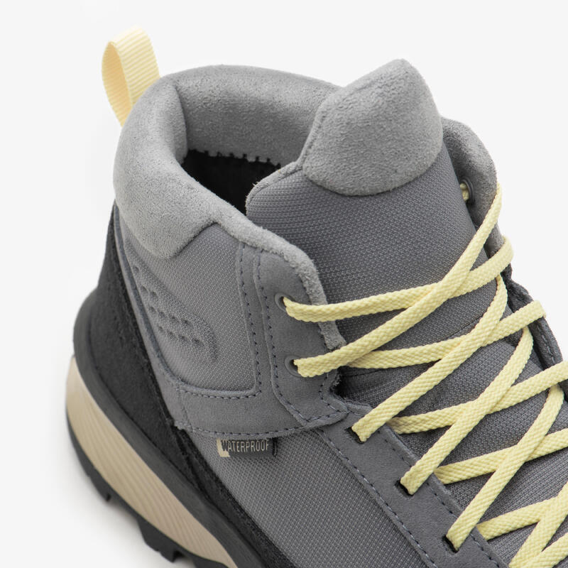 Chaussure de randonnée - nh500 mid cuir wp - femme