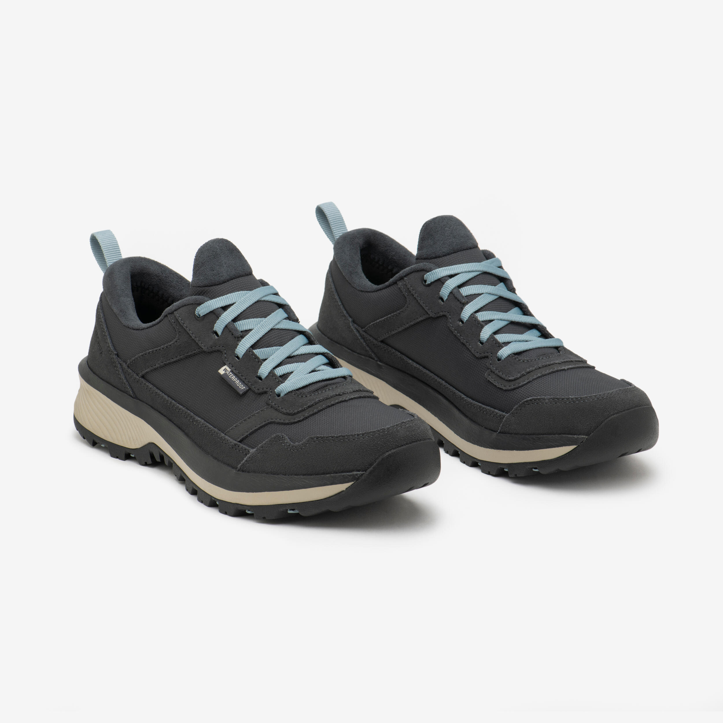 Women’s Waterproof Leather Hiking Shoes - NH 500 - QUECHUA