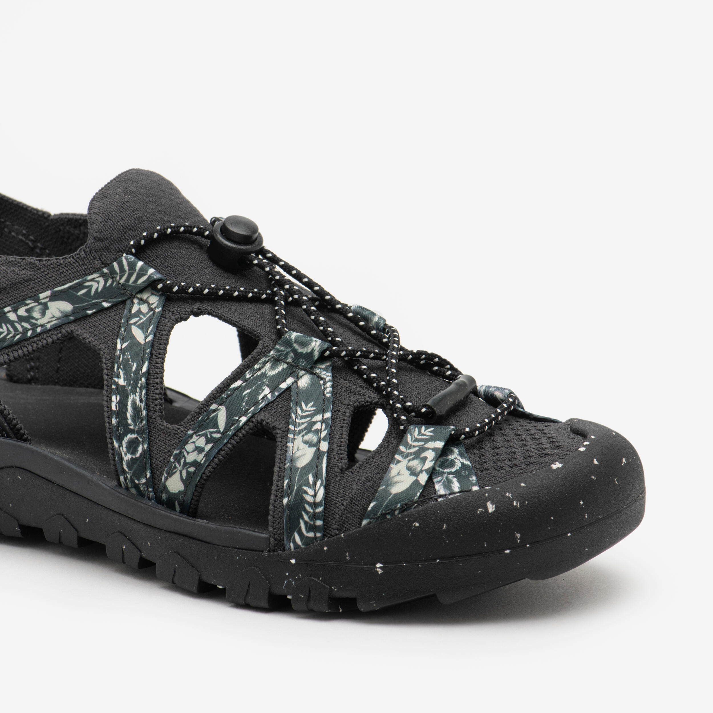 Wandelsandalen voor dames NH900 zwart 3/8