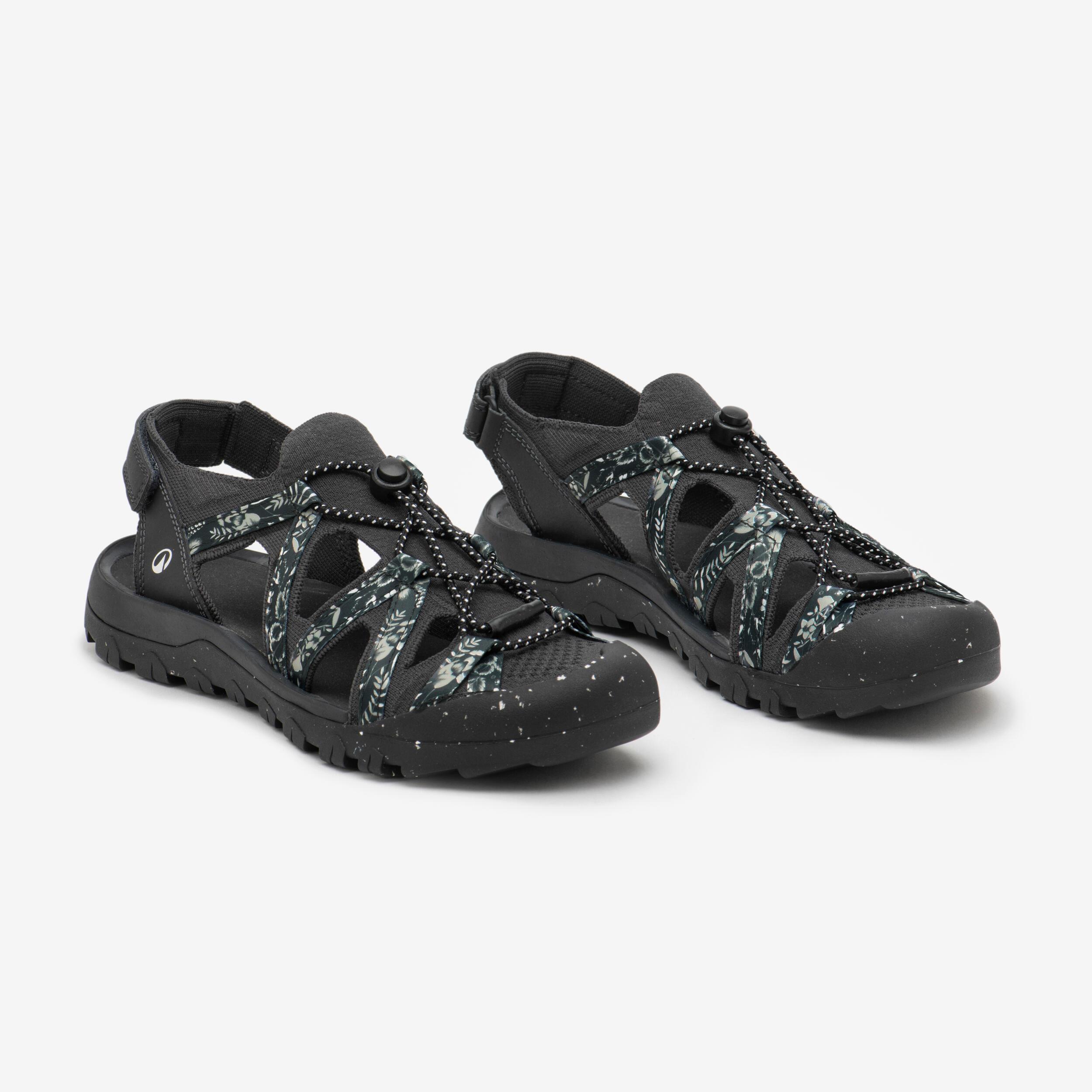 Wandelsandalen voor dames NH900 zwart 2/8