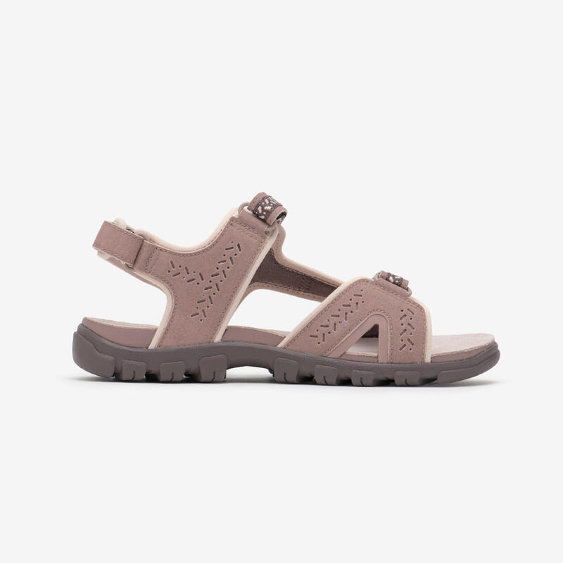 Sandales de randonnée - nh500 cuir - femme