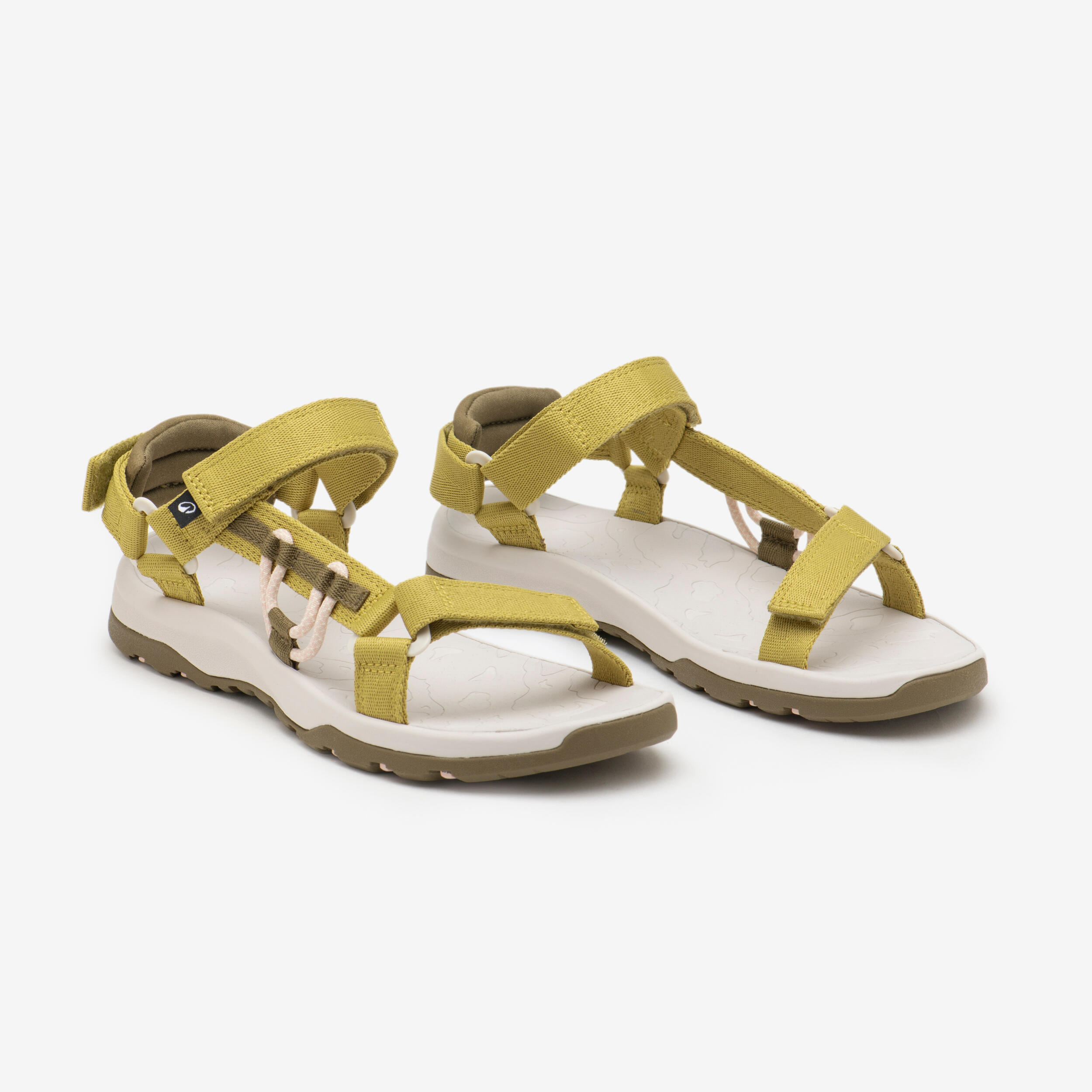 QUECHUA Dámske outdoorové turistické sandále NH500 kaki 36 · záber 3