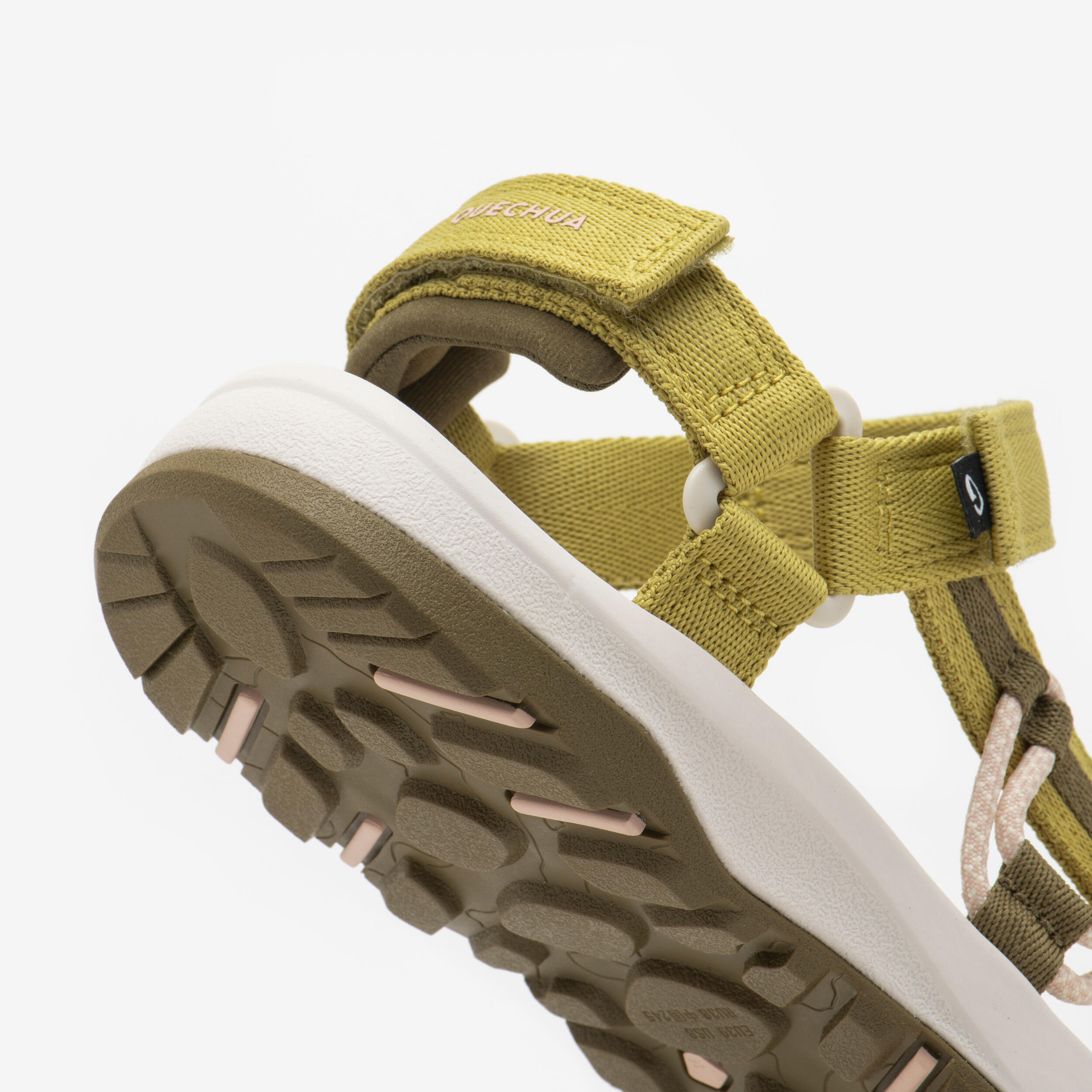 QUECHUA Dámske outdoorové turistické sandále NH500 kaki 36 · záber 7