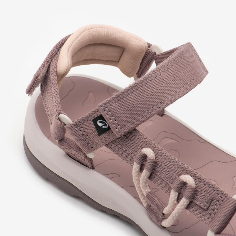 Sandales de randonnée femme, NH500 Outdoor marron