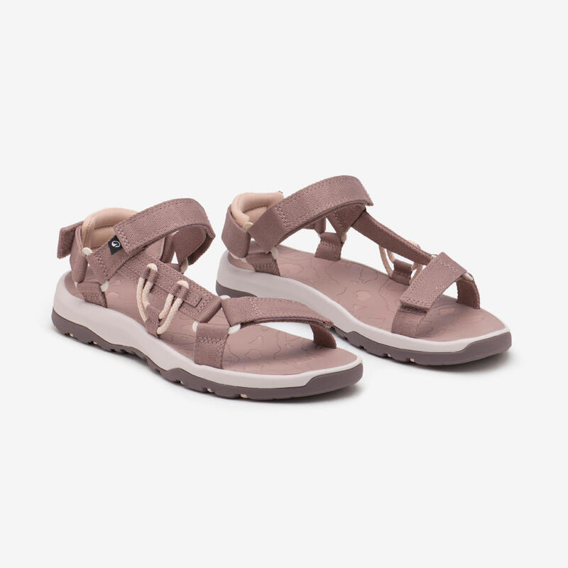 Kadın Outdoor Sandalet - Mor - NH500