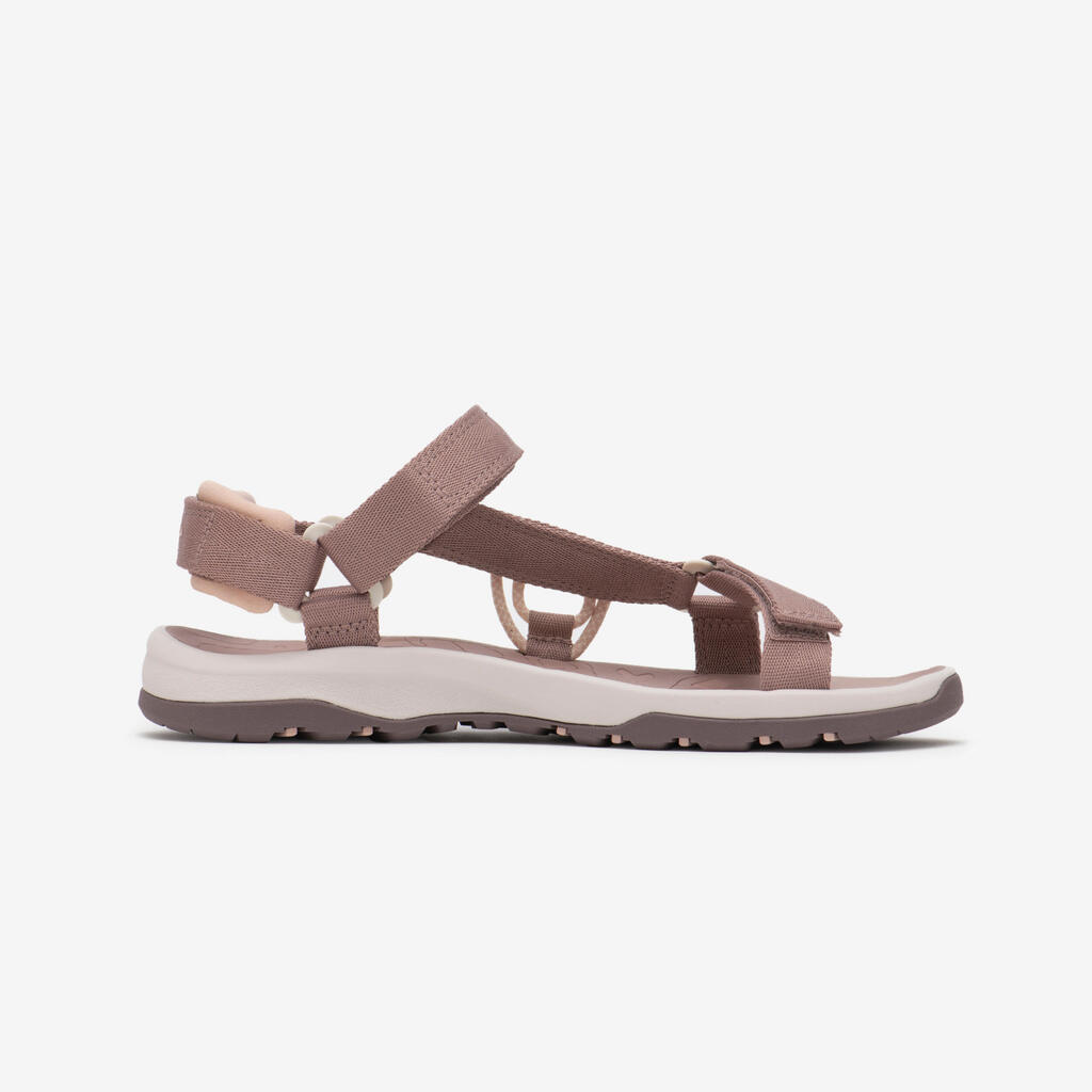 Sandales de randonnée femme, NH500 Outdoor marron