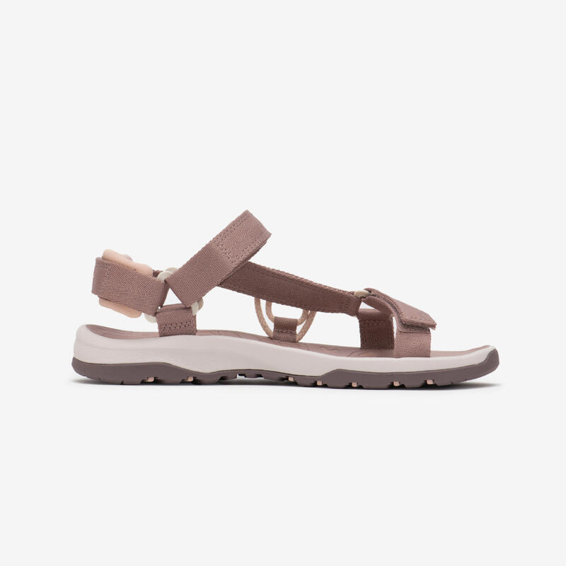 Sandales de randonnée femme, NH500 Outdoor marron