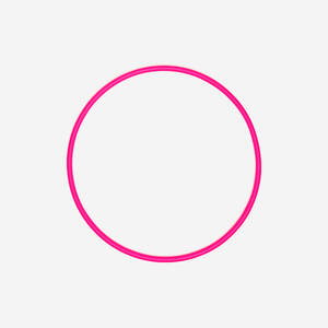 Rhythmic Gymnastics 65 cm Hoop - Pink