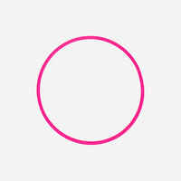 Rhythmic Gymnastics 65 cm Hoop - Pink