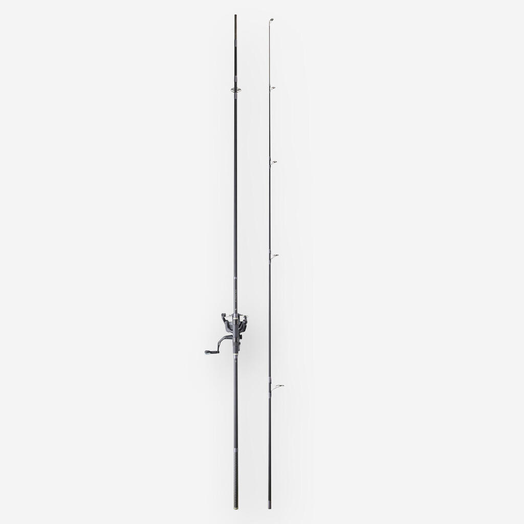 Angelset Xtrem 500 12' 3 lbs Rute und Rolle Karpfenangeln 