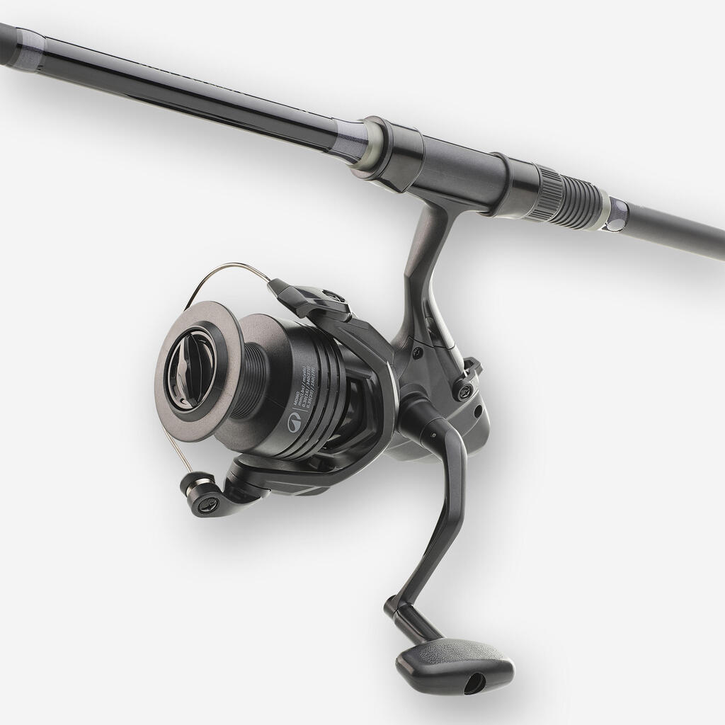 Angelset Xtrem 500 12' 3 lbs Rute und Rolle Karpfenangeln 