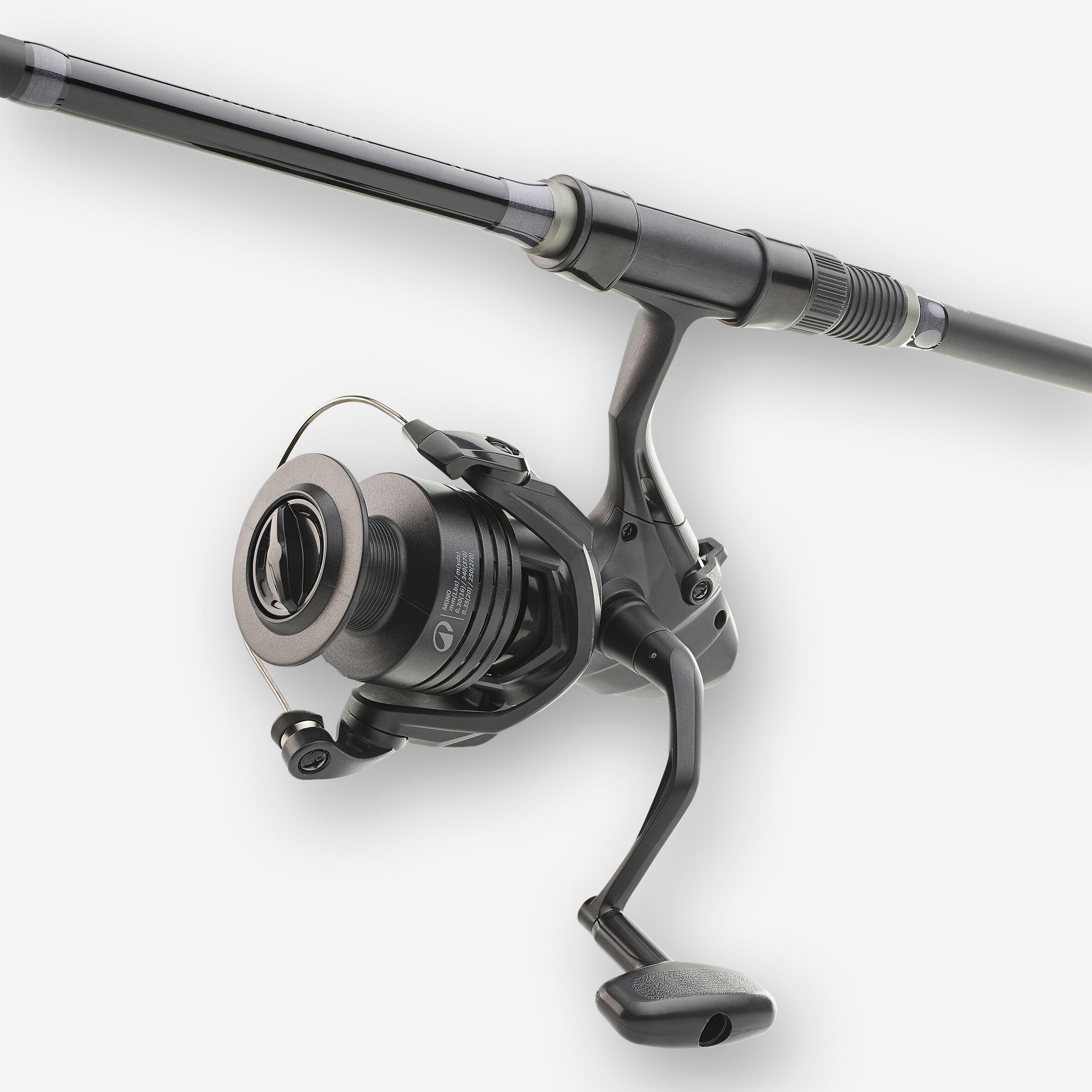 Rod and reel set carp fishing Xtrem 50012-foot CAPERLAN Decathlon