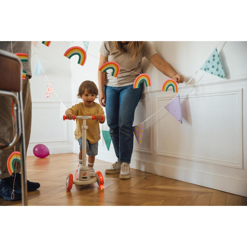Trottinette enfant 3 roues, B500 tomato