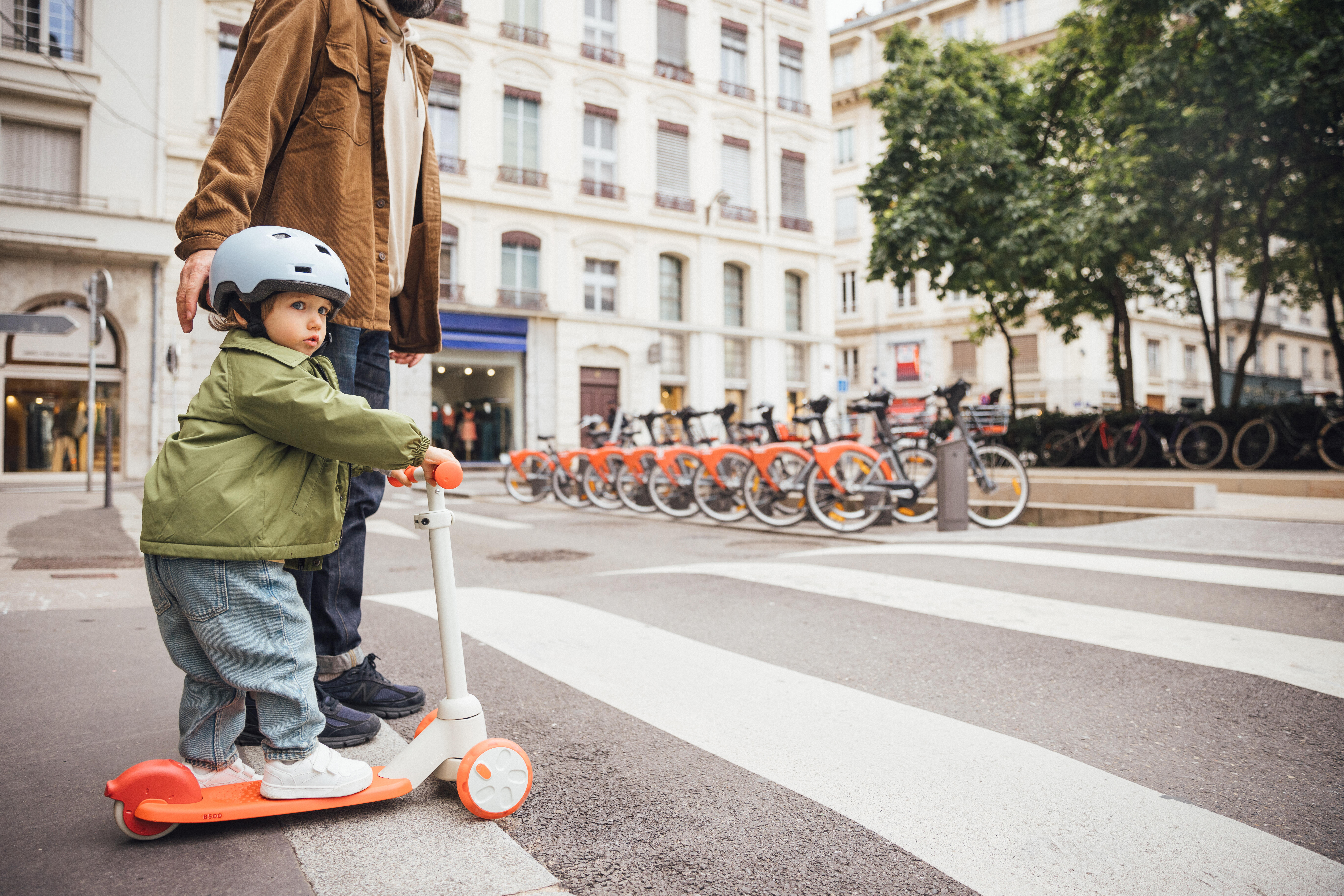Kids' 3-Wheeled Scooter, B 500 - OXELO