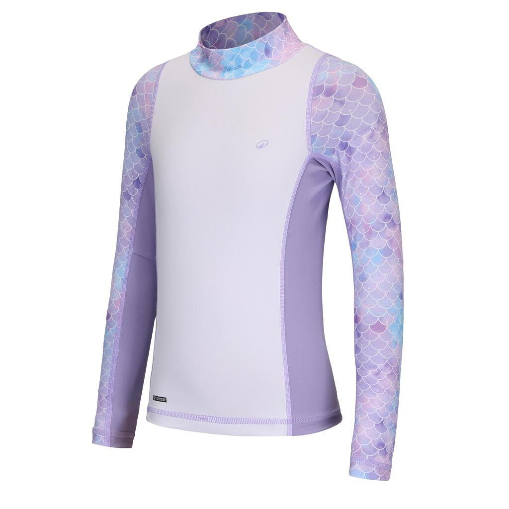 Surfing Girl T-shirt anti uv  manches longues 500 - MERMAID PURPLE