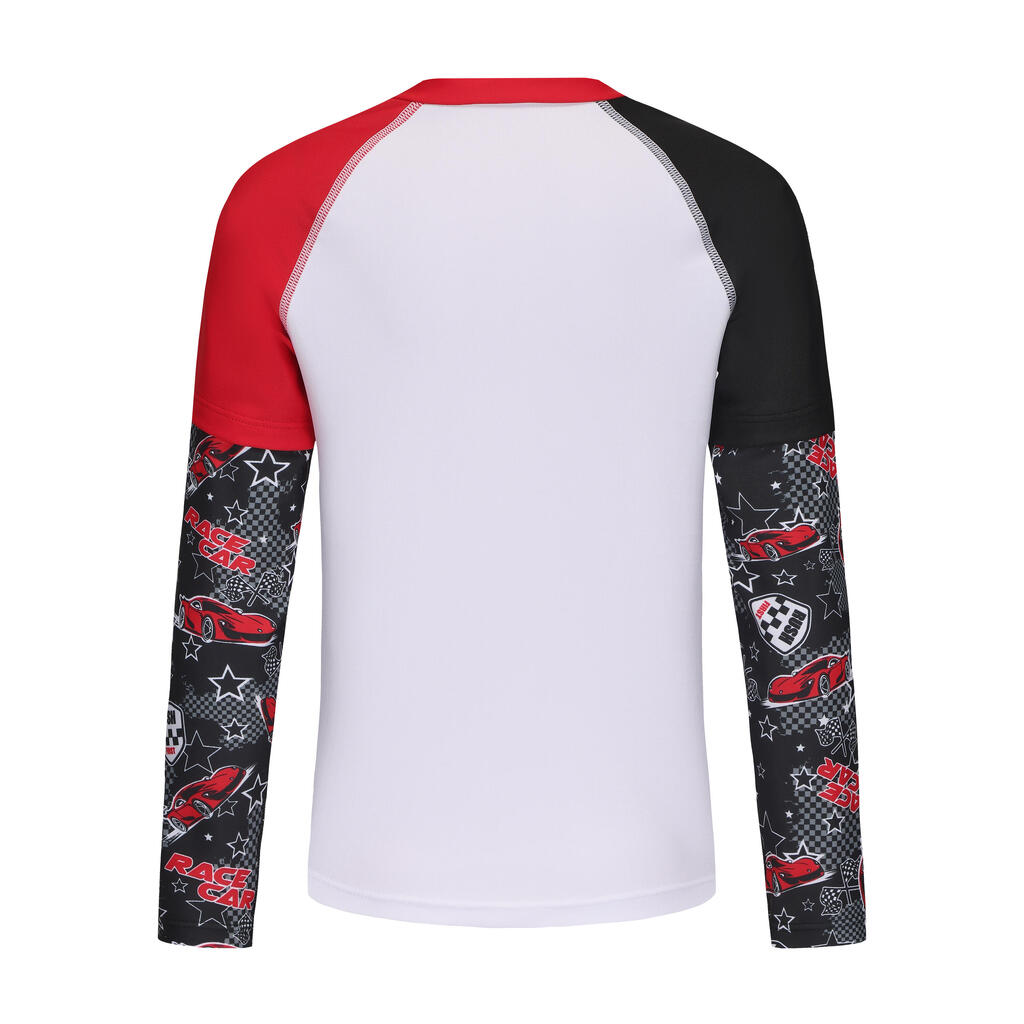 Surf junior protection uv 500 half zip COURSE BLANC
