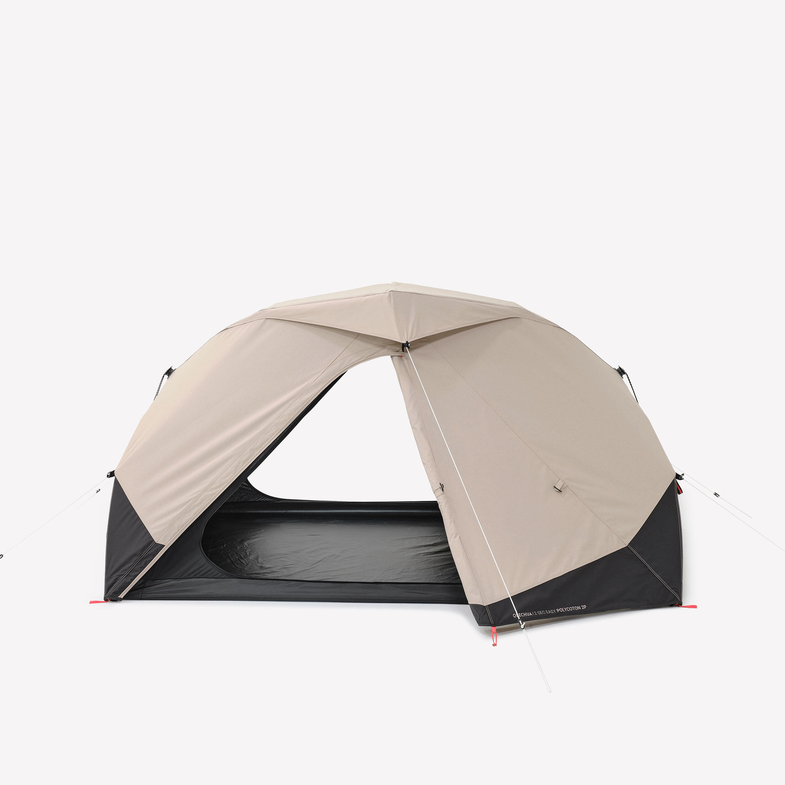 2-person polycotton camping tent, Seconds Easy