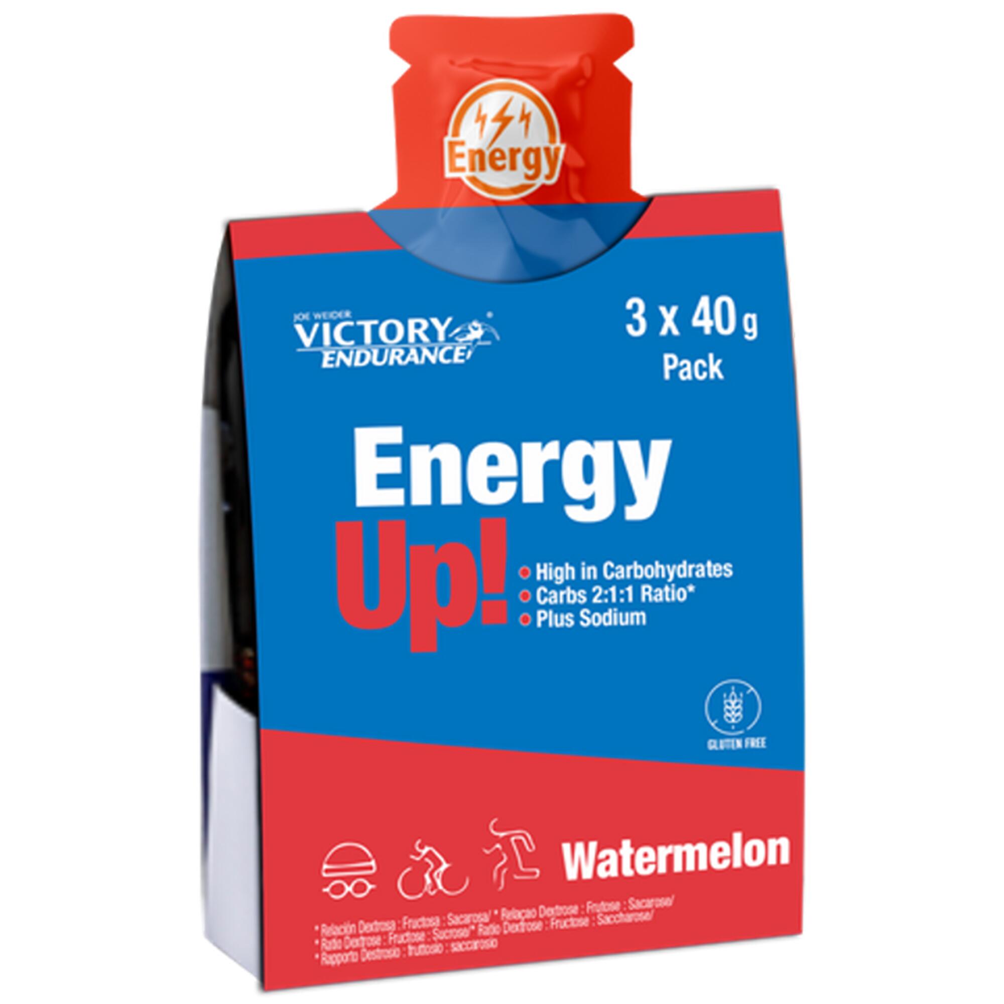 VICTORY ENDURANCE ENERGY UP GEL PACK 3 x 40G SANDIA