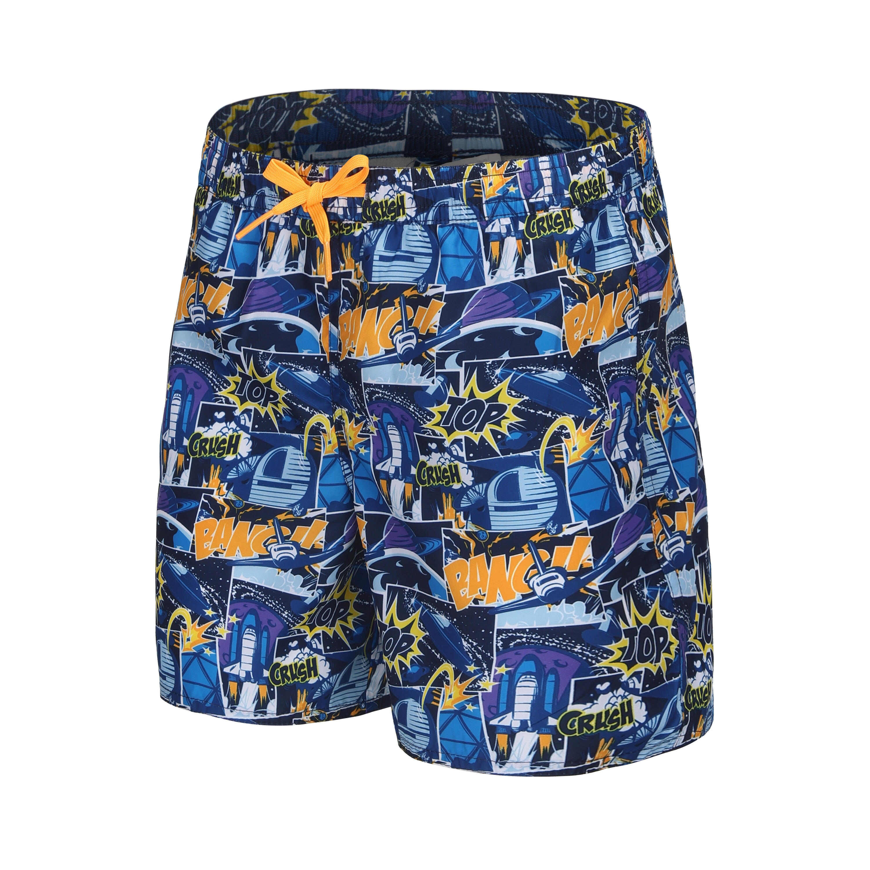 Boys’ swim shorts - 100 ROCKET BLUE